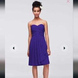 Short Crinkle Chiffron Dress